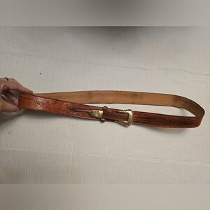 Justin Boots Tan Leather Belt